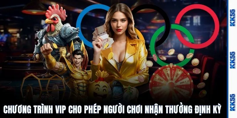 Chương trình VIP cho phép người chơi nhận thưởng định kỳ