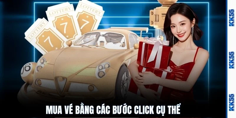 Mua vé bằng các bước click cụ thể